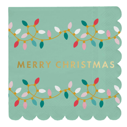 Merry Christmas Cocktail Napkin