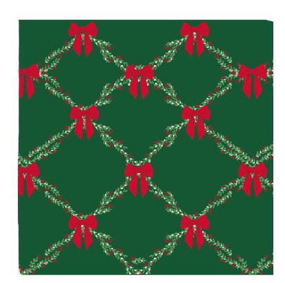 Holiday Trellis Cocktail Napkin
