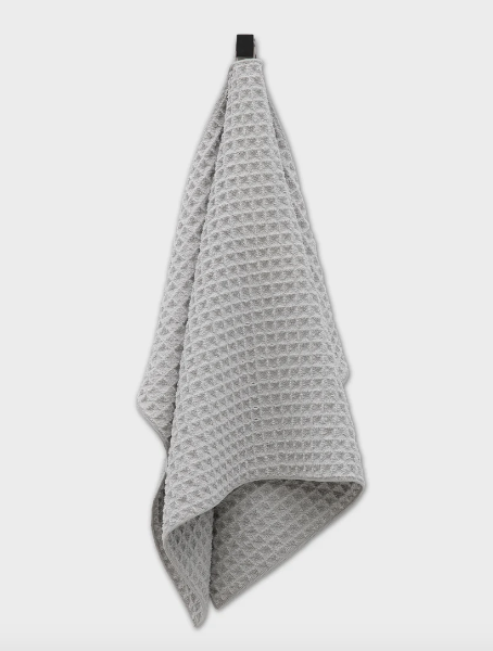 Geometry Waffle Hand Towel | Stone