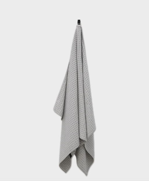Geometry Waffle Bath Towel | Stone