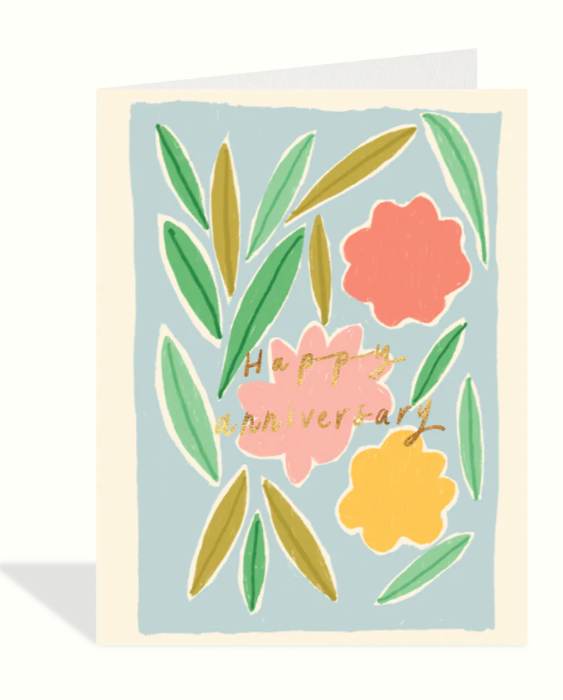 Floral Anniversary Card