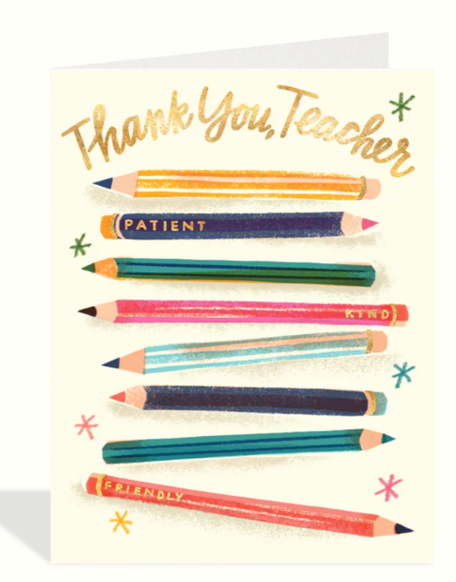 Thank You Teacher Card