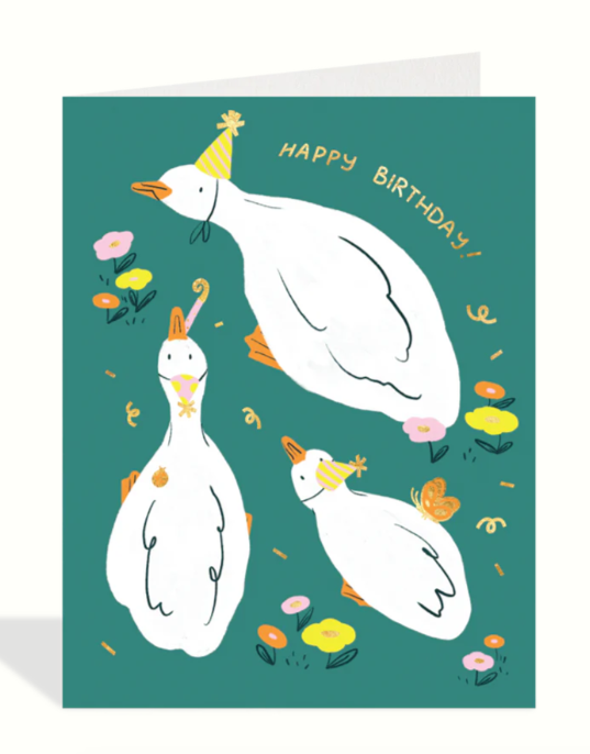 Birthday Goose Card