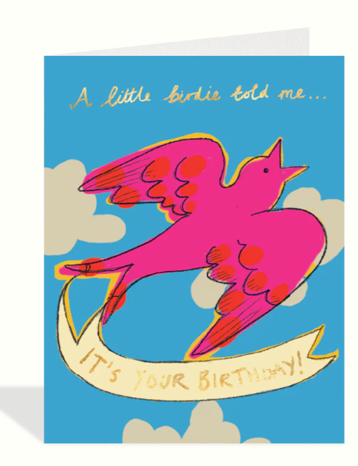 Little Birdie Birthday Card