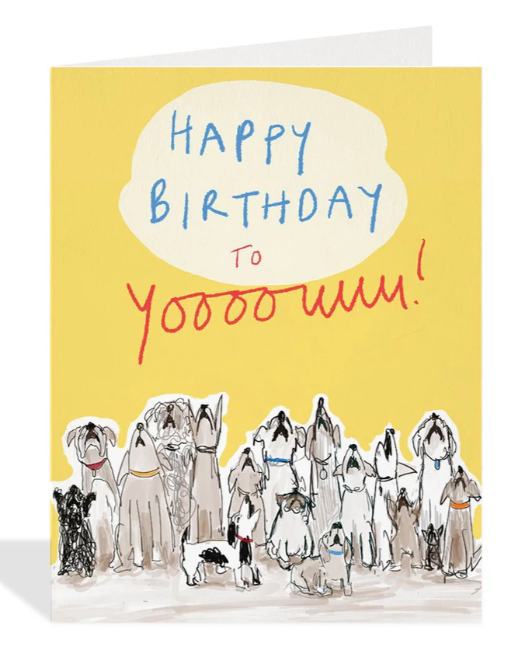 Dog Choir Card