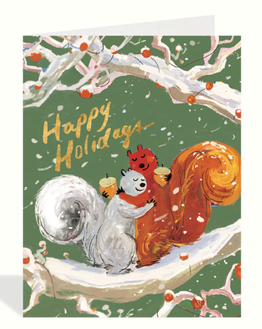 Holiday Squirrels Card