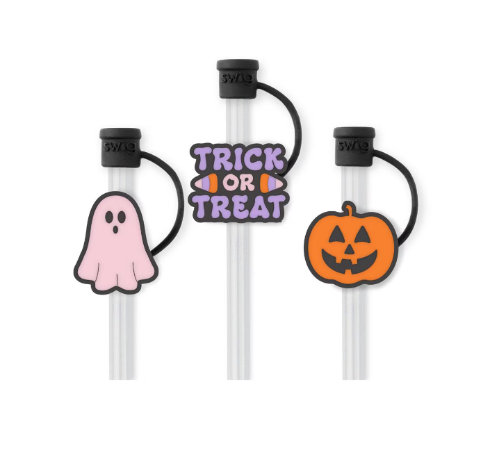Swig Trick or Treat Straw Topper Set