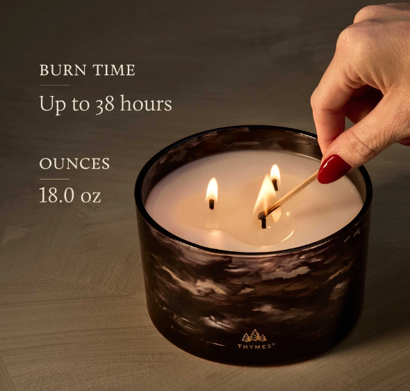 Noir Woods 3 Wick Thymes Candle