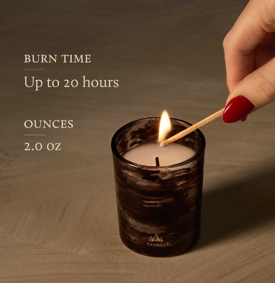 Noir Woods Votive Thymes Candle