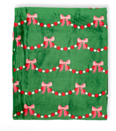 Bow Garland Throw Blanket
