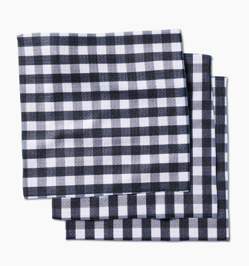 Geometry Dishcloth Set | Midnight Flannel