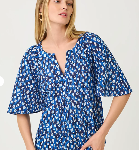 Wilmer Short Sleeve Top | Starlight Navy Youre An Animal