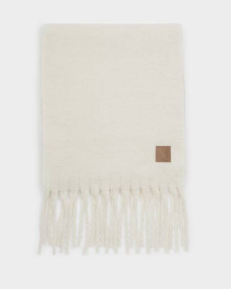 Off White Tassel Scarf
