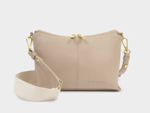 Laila Slouch Crossbody Bag | Lt Taupe