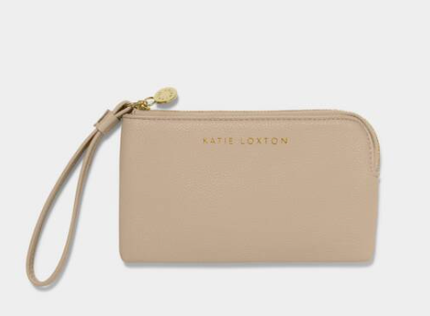 Small Wristlet Pouch | Light Taupe