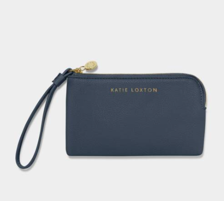 Small Wristlet Pouch | Slate Blue