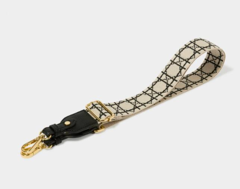 Canvas Bag Strap | Ivory Geometric