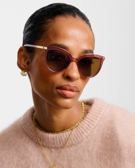 Ravello Sunglasses (104) | Cherry Transparent
