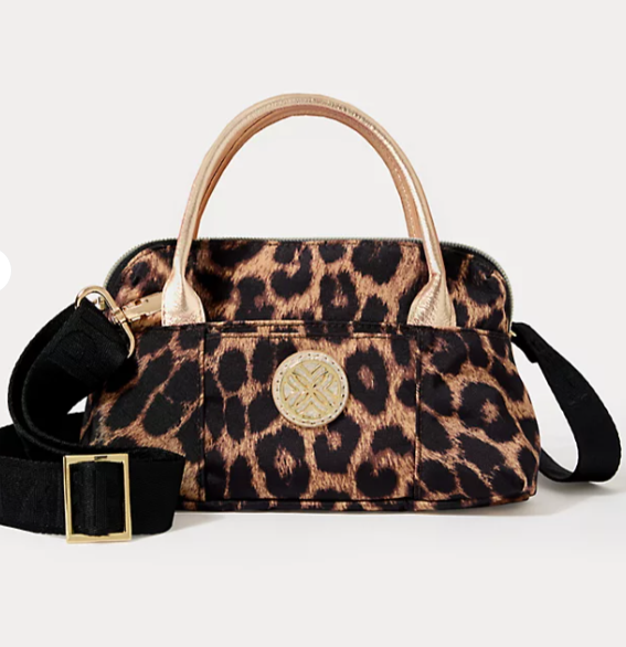 Kerrington Top Handle Mini Bag | Leopard