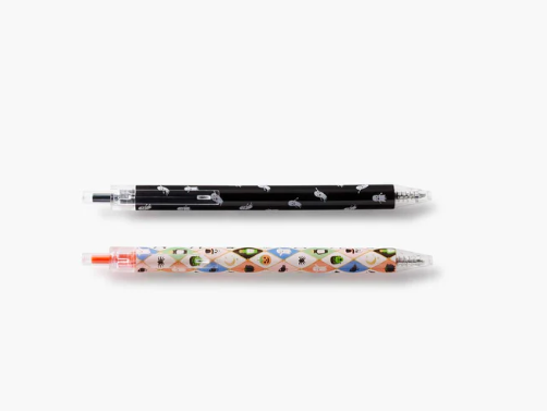 Halloween Argyle Gel Pen Set of 2