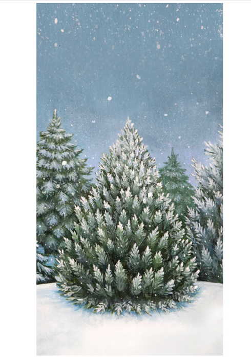 Evergreen Forest Guest Towel