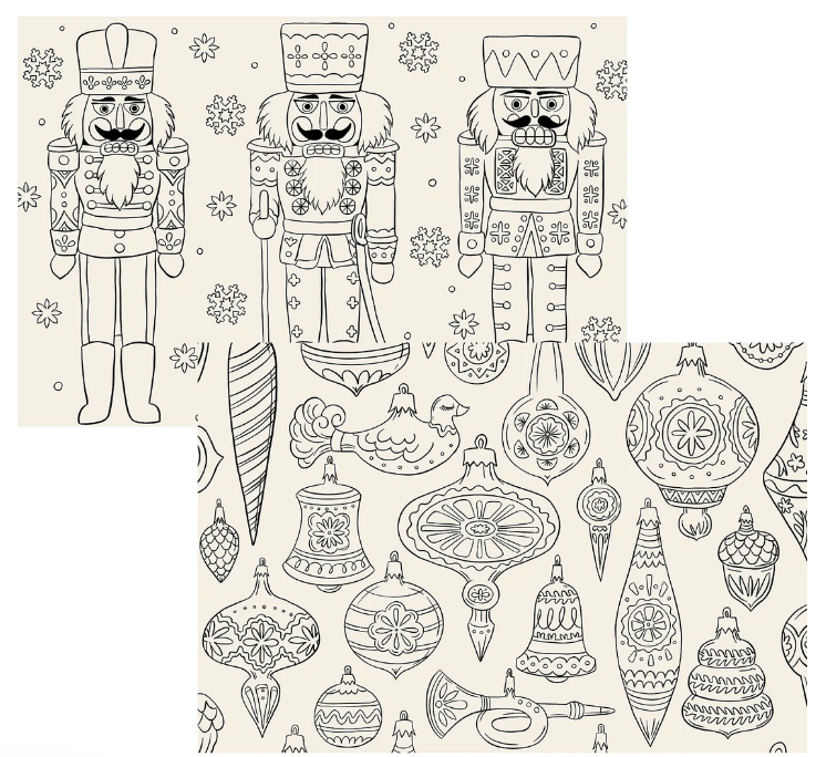 Christmas Coloring Placemat