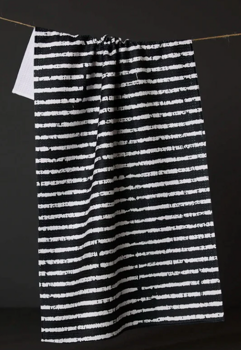 Geometry Tea Towel | Eerie Stripe