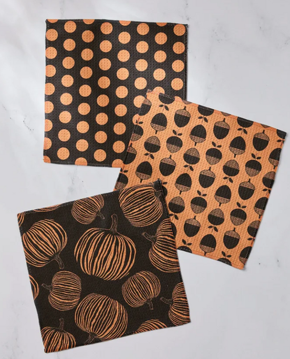 Geometry Dishcloth Set | Autumn Noir