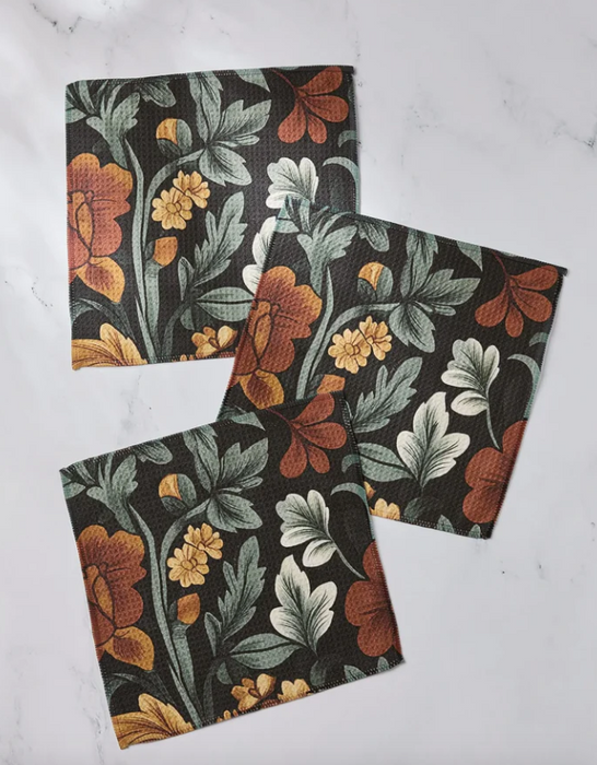 Geometry Dishcloth Set | Classic Floral