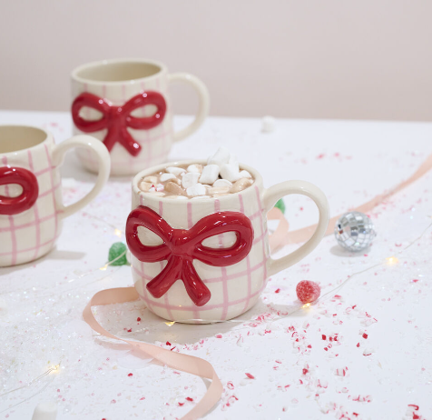 Red Bow Mug