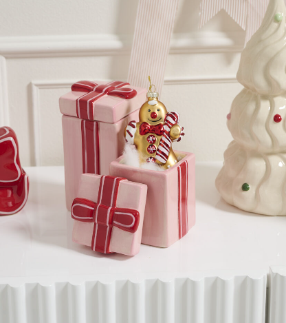 Pink Giftbox Canister