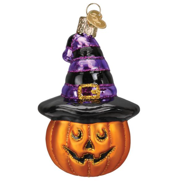 Witch Pumpkin Ornament
