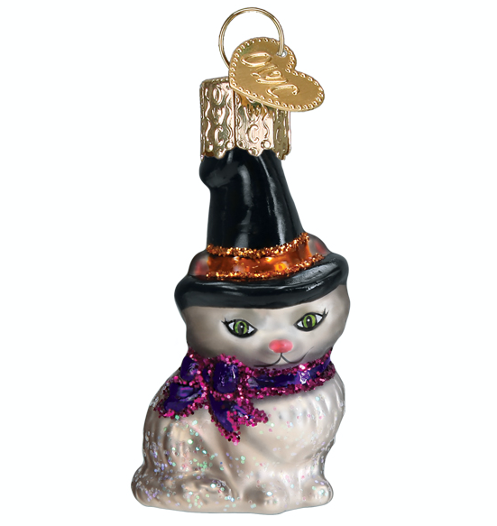 Mini Witch Cat Ornament