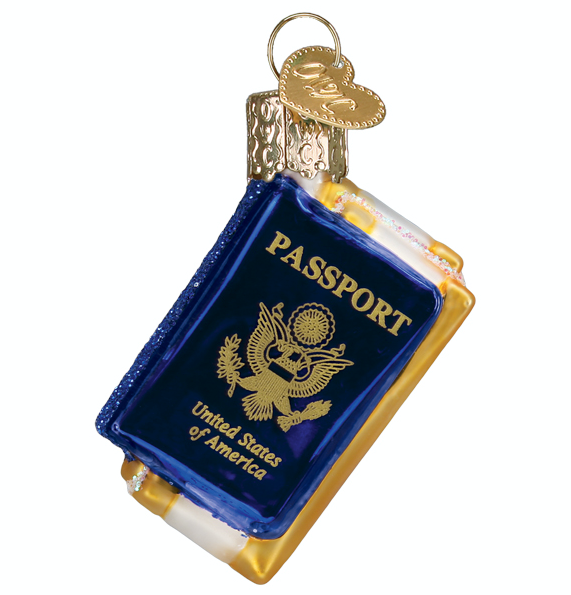 Mini Passport Ornament