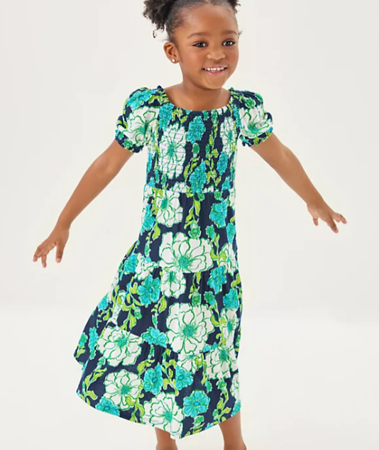 Mini Jilly Midi Dress | Low Tide Navy Go Big