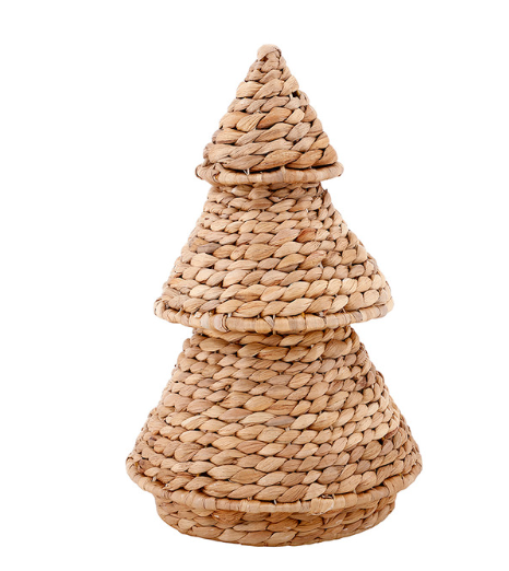 16" Hyacinth Cone Tiered Tree