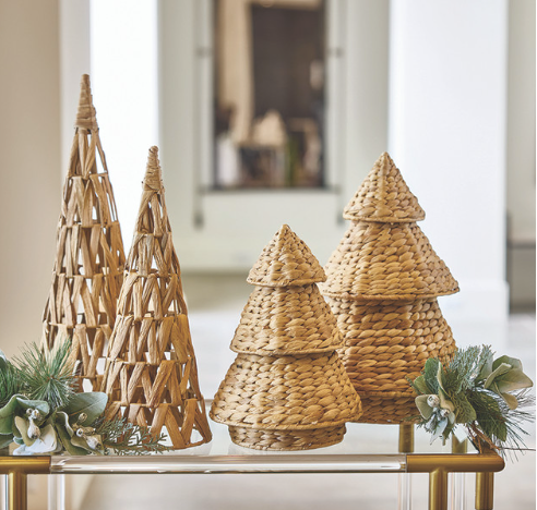 16" Hyacinth Cone Tiered Tree