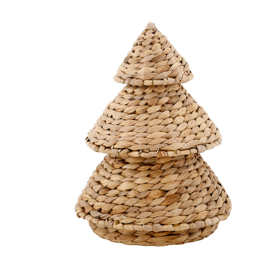 12" Hyacinth Cone Tiered Tree