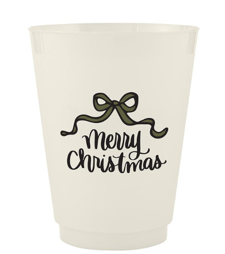Merry Christmas Frost Cup Set