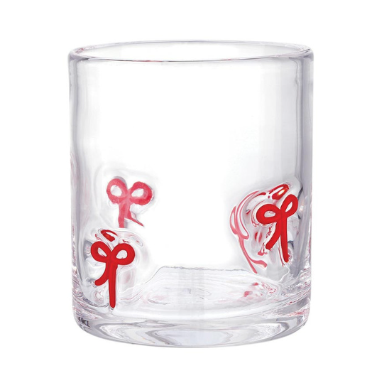 Red Bow Icon DOF Glass