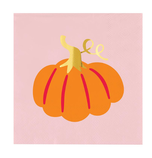 Pumpkin Cocktail Napkin