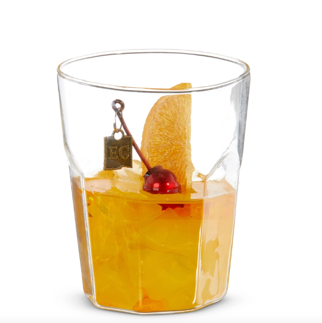 3.5" Old Fashioned Cocktail Ornament