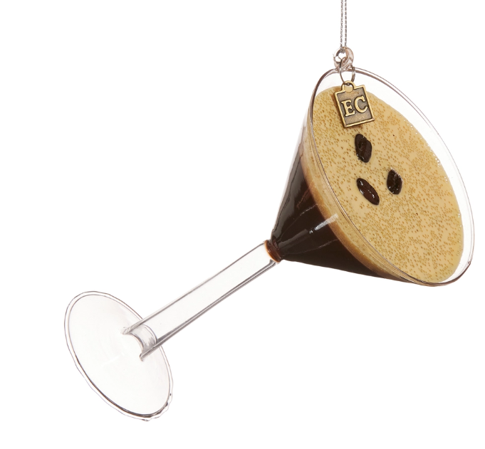 5.5" Chocolate Espresso Martini Ornament