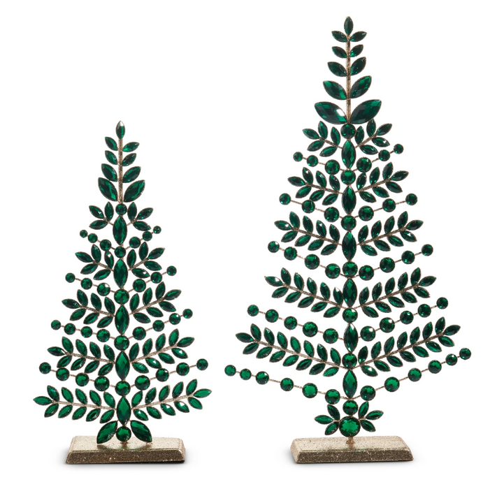 Green Jeweled Christmas Tree