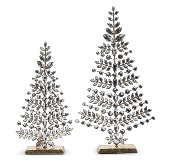 Clear Jeweled Christmas Tree