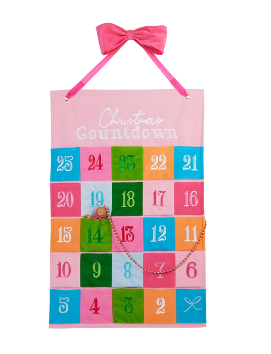 32" Color Block Advent Calendar