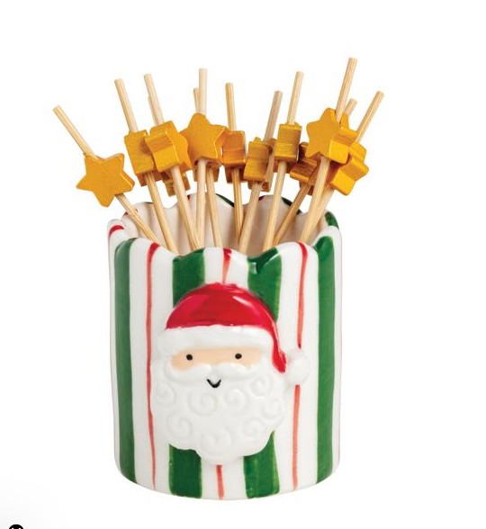 Santa Toothpick Holder