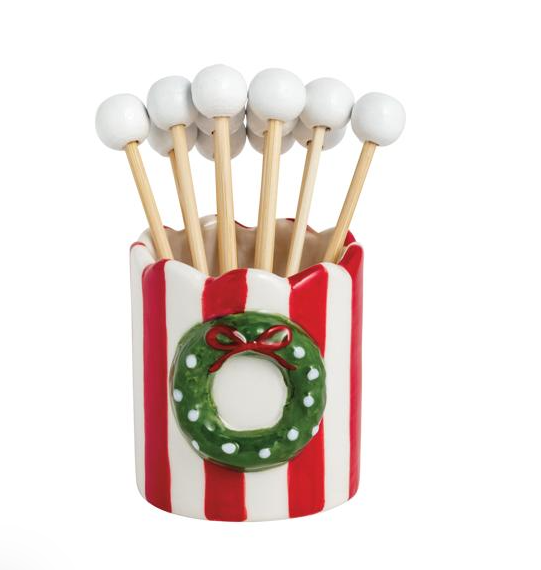 Wreath Toothpick Holder