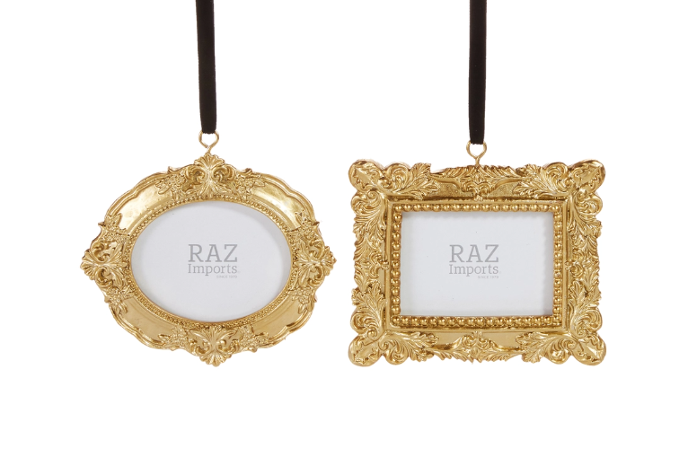 6" Vintage Photo Frame Ornament