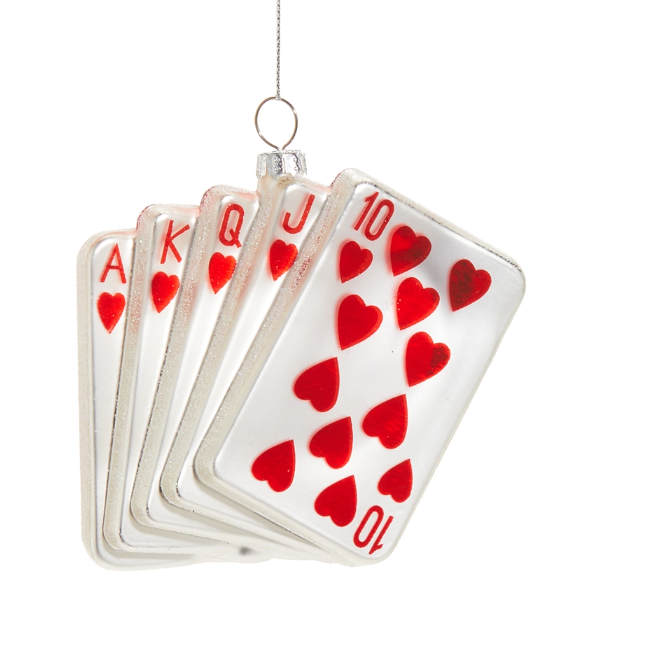 4" Playing Card Ornament